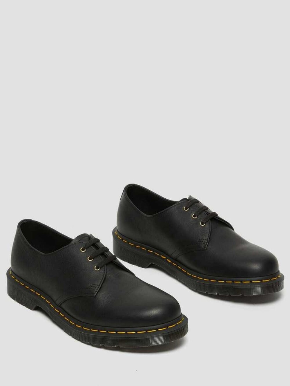 Dr. Martens Oxford Black Leather Slip Resistant Soft Toe Unisex Size M9 L10